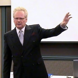 Richard Bradley teaching presentation skills.