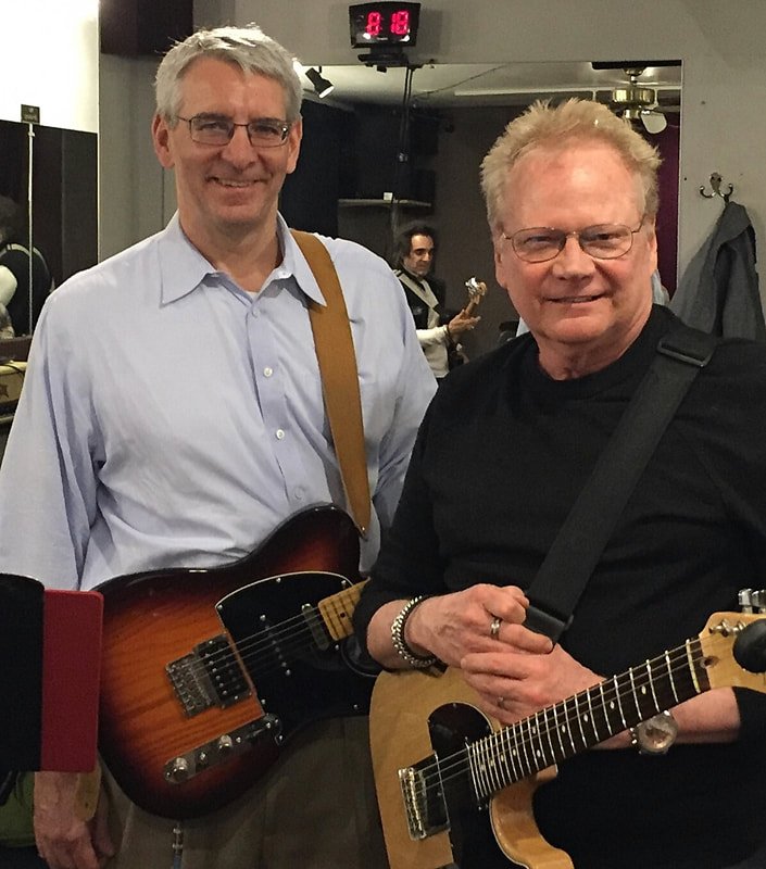 Richard Bradley (right) at rehearsal at The Music Makers Studio.